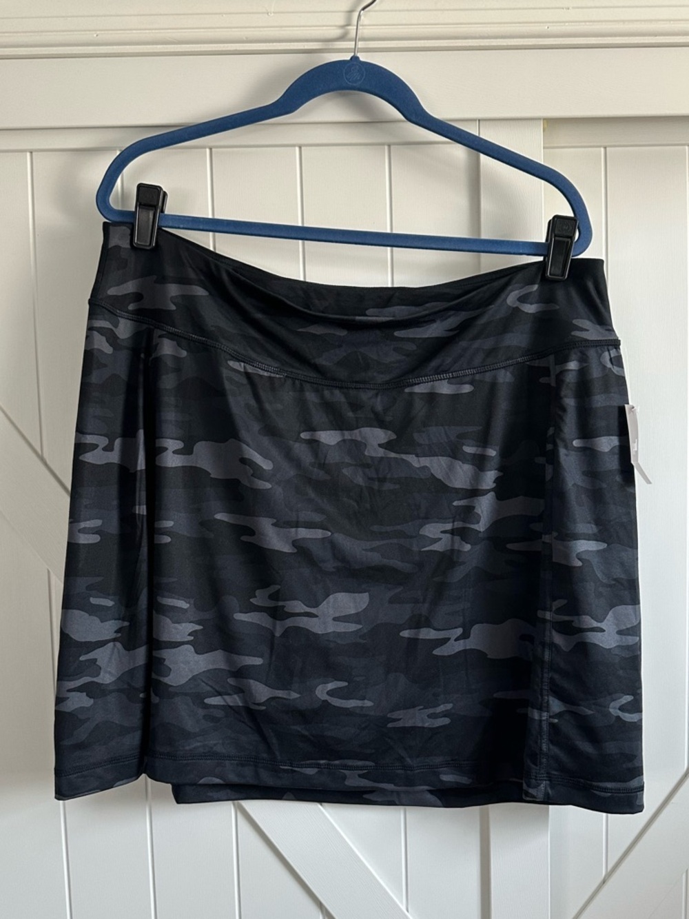 J.Jill Fit Black Gray Camo A-Line Knit Skort XL NWT Active Golf Tennis - Picture 1 of 4